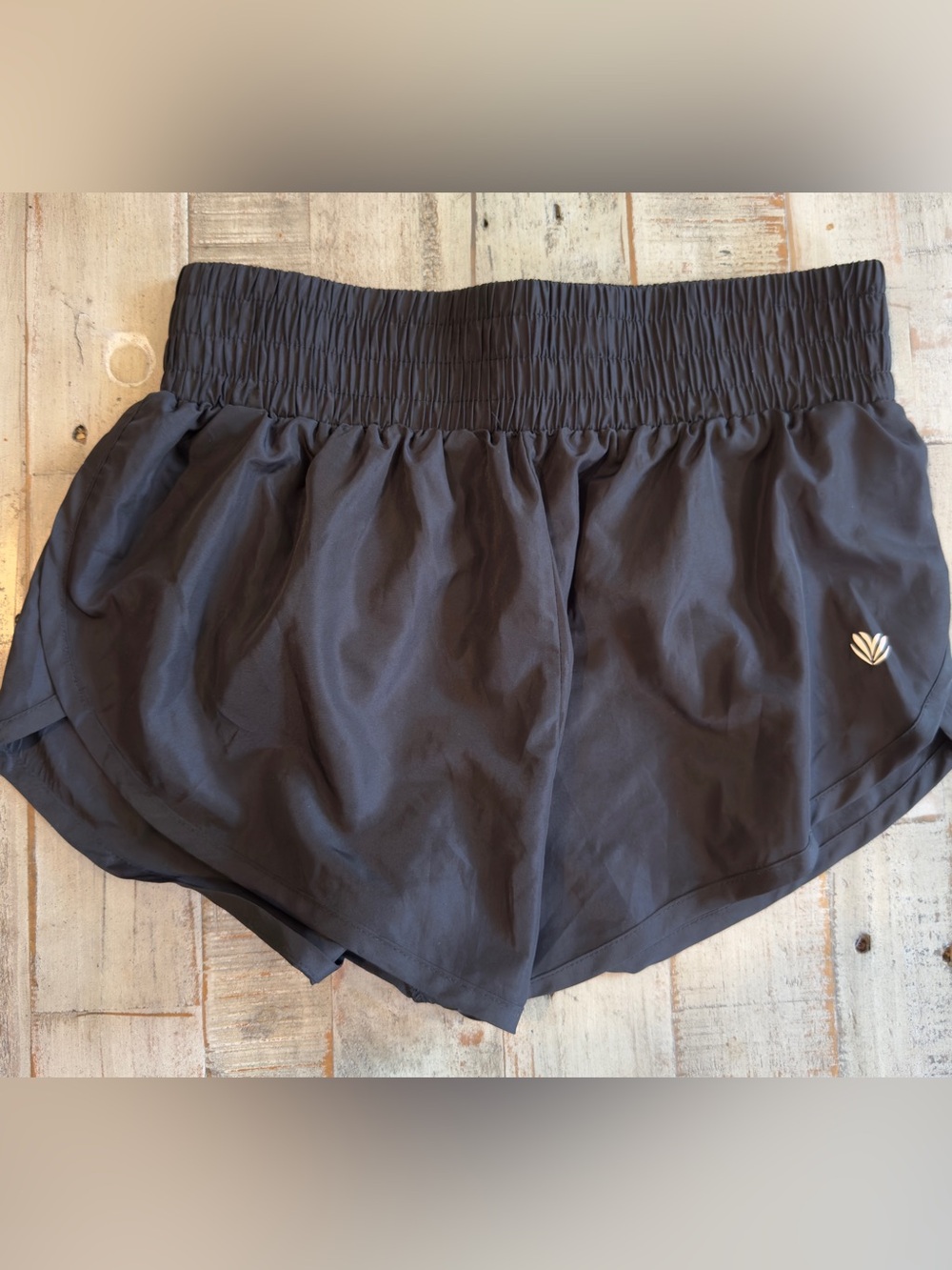 Forever 21 Black Athletic Shorts with Elastic Waist